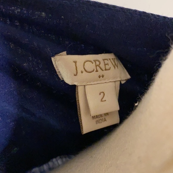 J. Crew Sleeveless Button Down‎ Blouse Top Size 2 - Picture 7 of 7